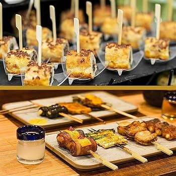 gun end bamboo skewers