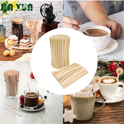 Bambus træ kaffe omrørere sticks