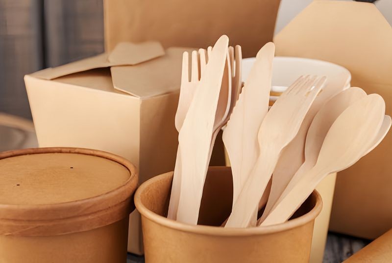 Compostable wooden cutlery set(001)